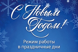 График работы в новогодние праздники